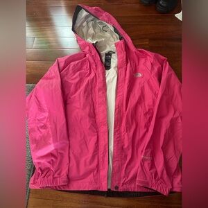 North Face Pink Rain Jacket